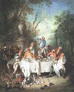 LANCRET, Nicolas Fete in a Wood s oil painting